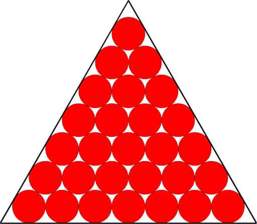 Optimized packing of 28 circles in an equilateral triangle